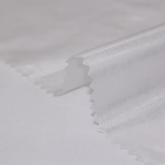 100% Nylon Taslon Combined with Knitted Fabric for Garment