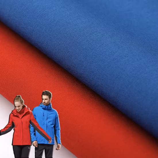 ポリエステル 100% 100d 4 ウェイストレッチ生地結合ポーラーフリース生地ラミネートフリースソフトシェル生地屋外衣類冬コートダウンジャケット